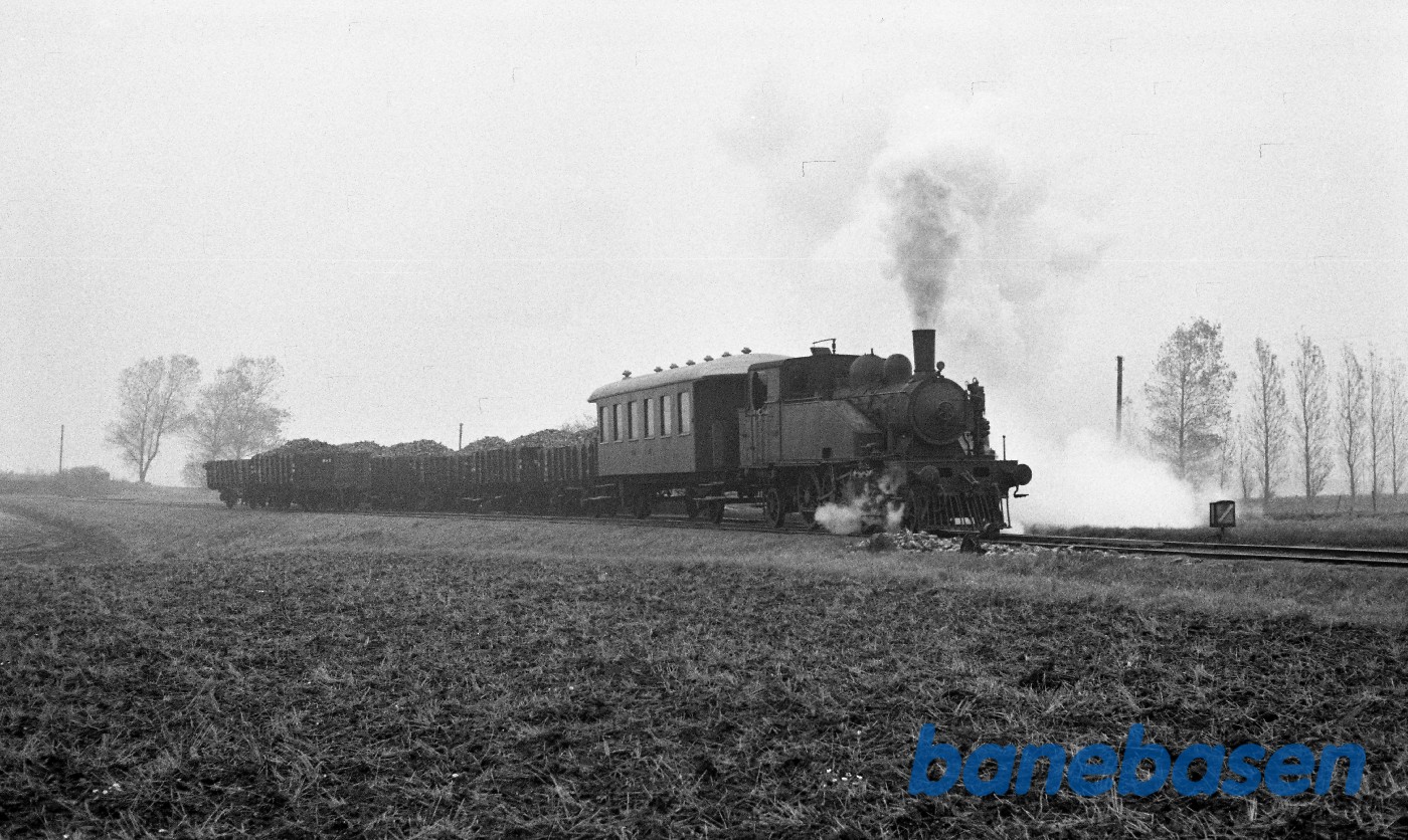 Damplokomotiv nr. 14 rangerer med godstog Damplokomotiv nr. 14 rangerer med godstog