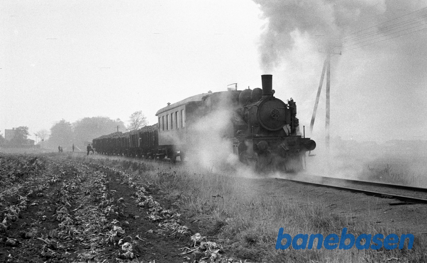 Damplokomotiv nr. 14 rangerer med godstog Damplokomotiv nr. 14 rangerer med godstog
