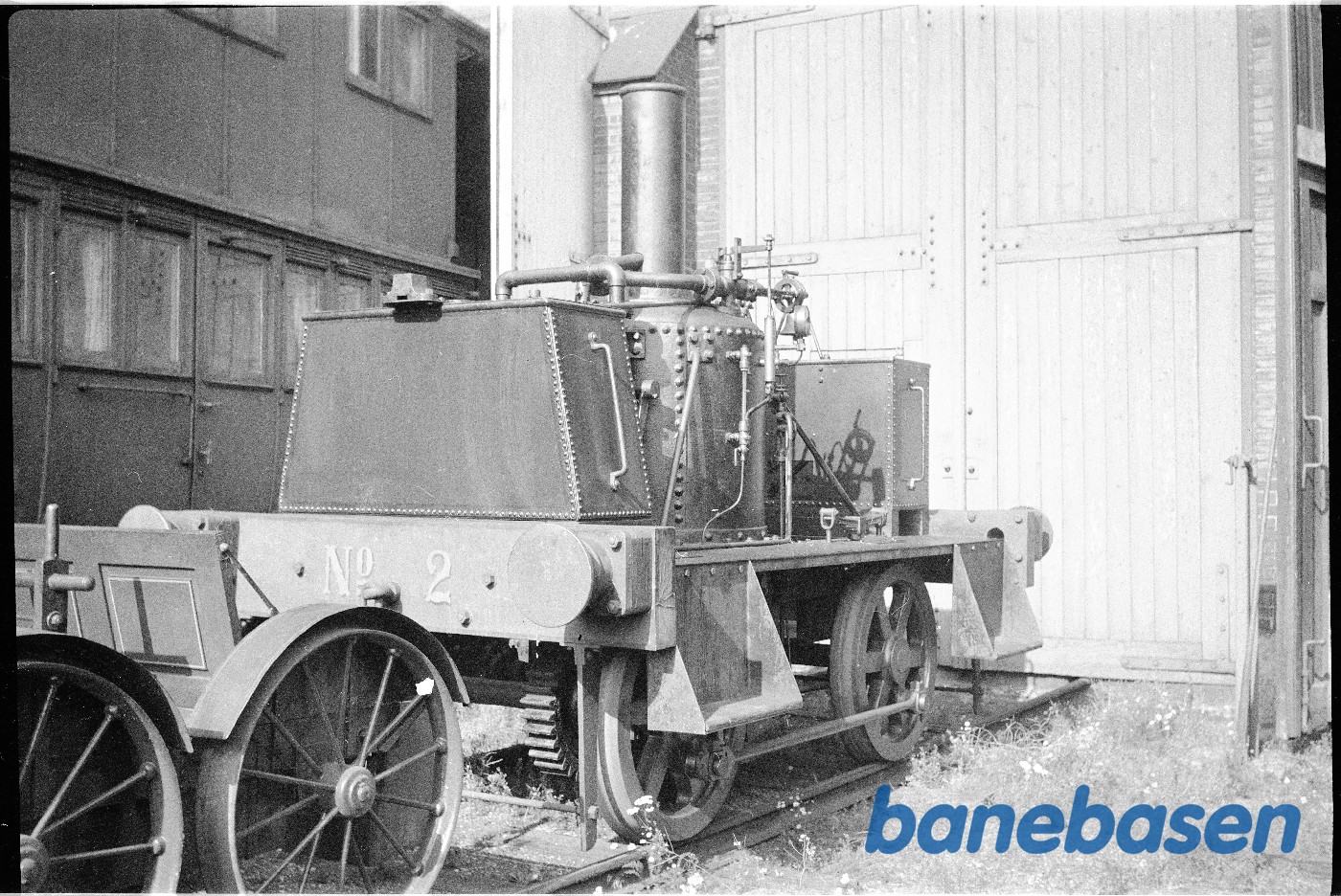 Visning af museumskøretøjer ved/i remise Visning af museumskøretøjer ved/i remise