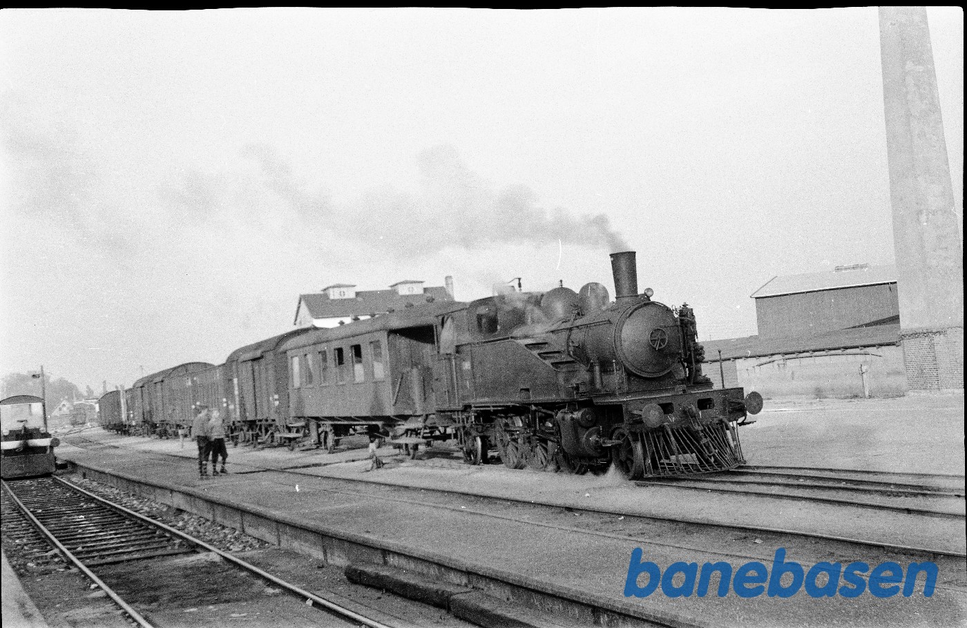 Med godstog Med godstog