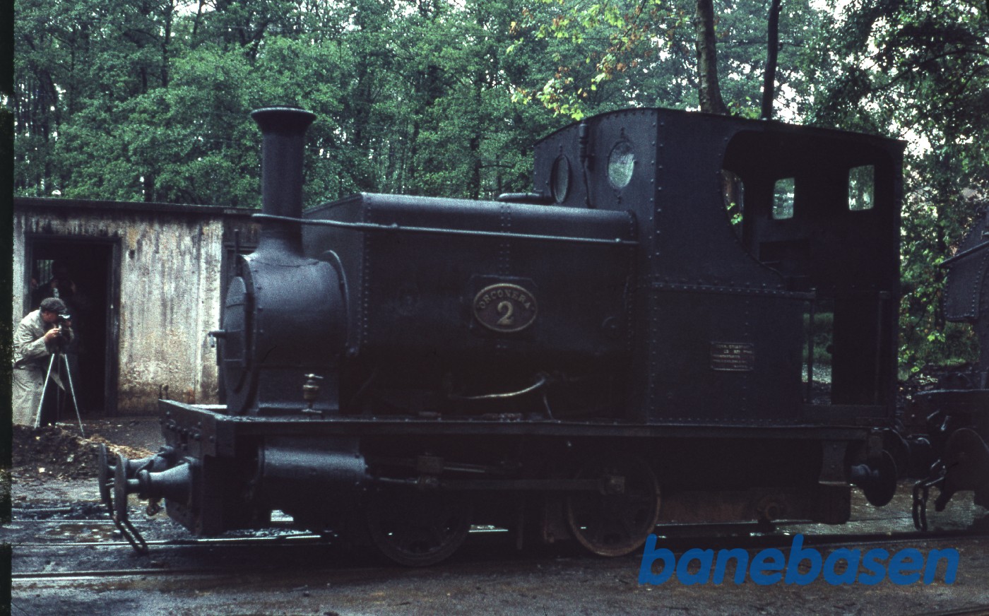 Damplokomotiv ved maskindepotet Damplokomotiv ved maskindepotet