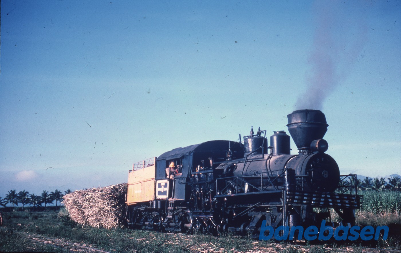 Et godstog med sukkerrør Et godstog med sukkerrør