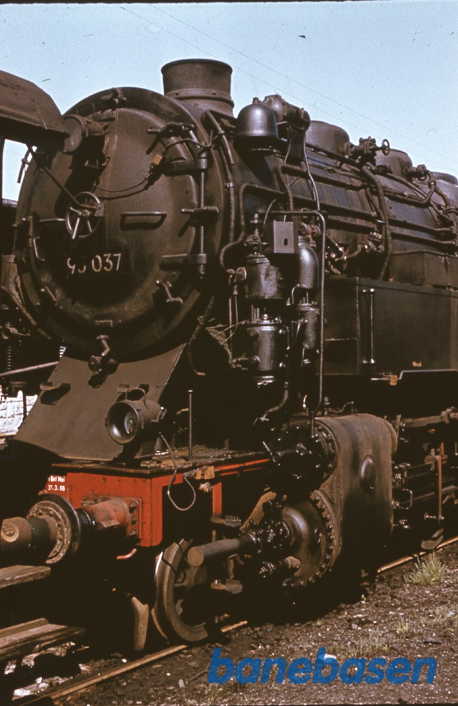 Fronten af damplokomotivet Fronten af damplokomotivet