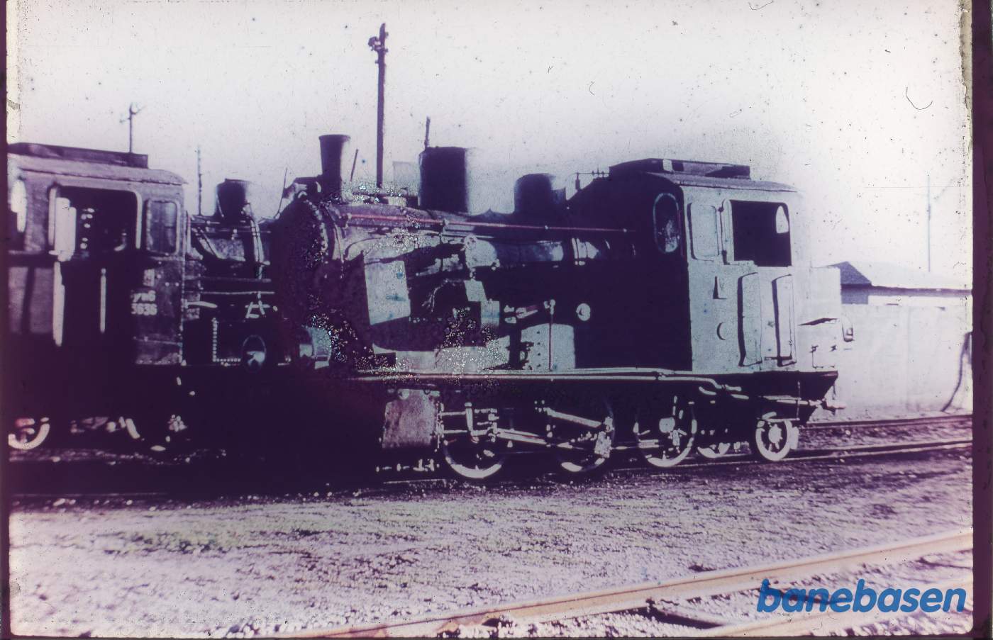 Damplokomotiver ved remisen