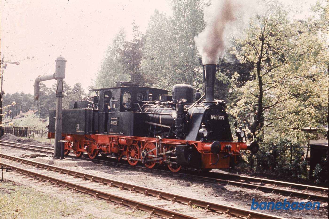 Damplokomotivet er ved at blive klargjort