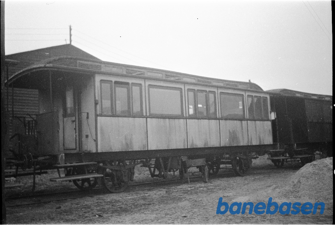 Personvogn asbestpladebeklædt Personvogn asbestpladebeklædt