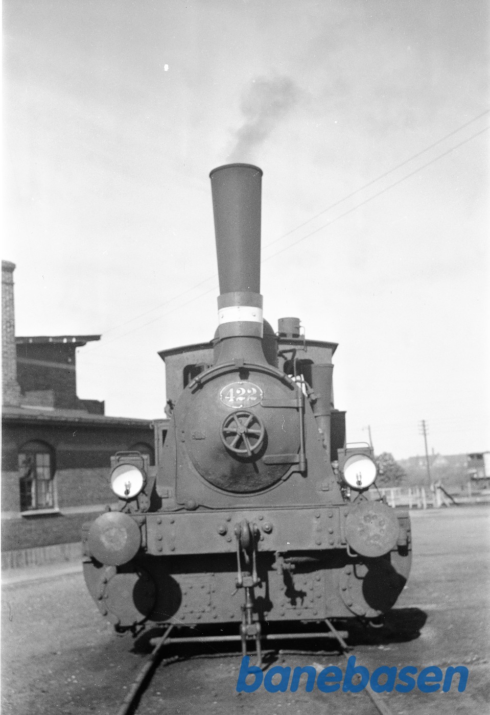 Ved remiserne frontvue Ved remiserne frontvue