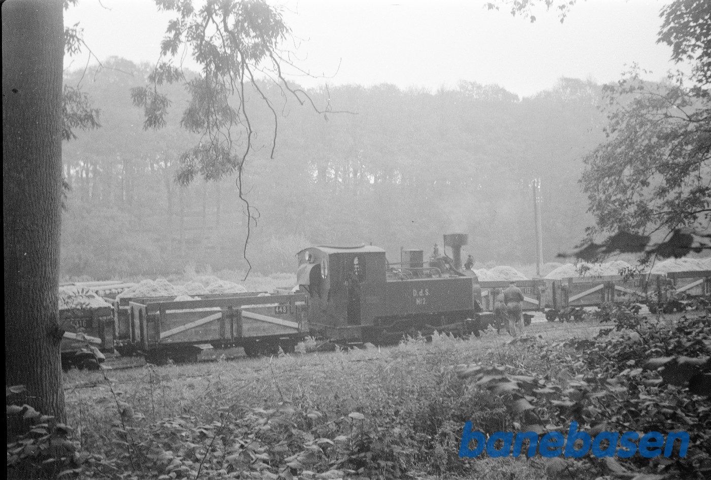 Damplokomotiv nr. 2 rangerer Damplokomotiv nr. 2 rangerer