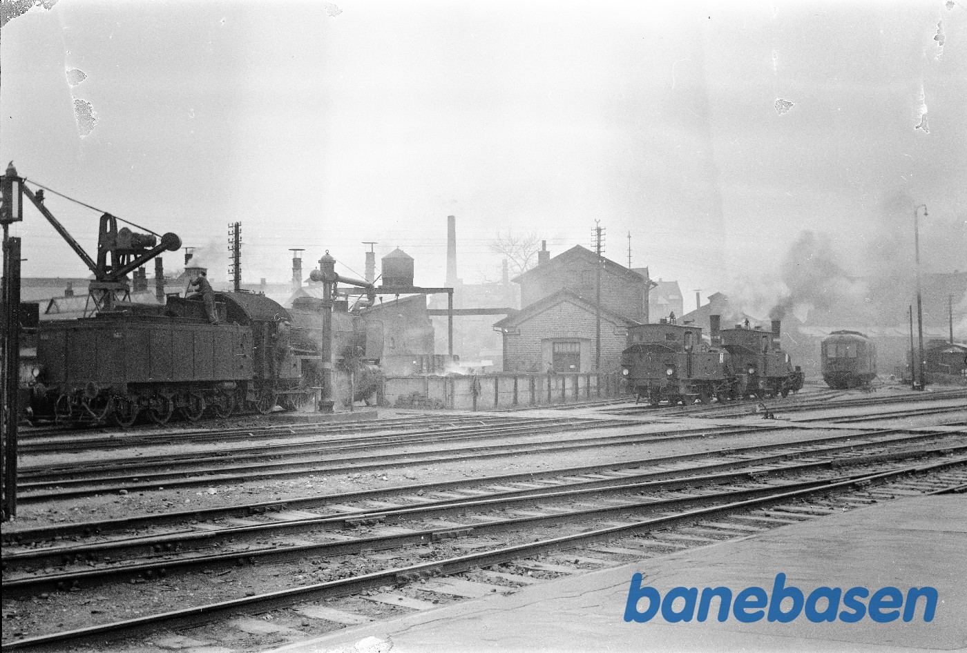Maskindepot vinter 1955 Maskindepot vinter 1955