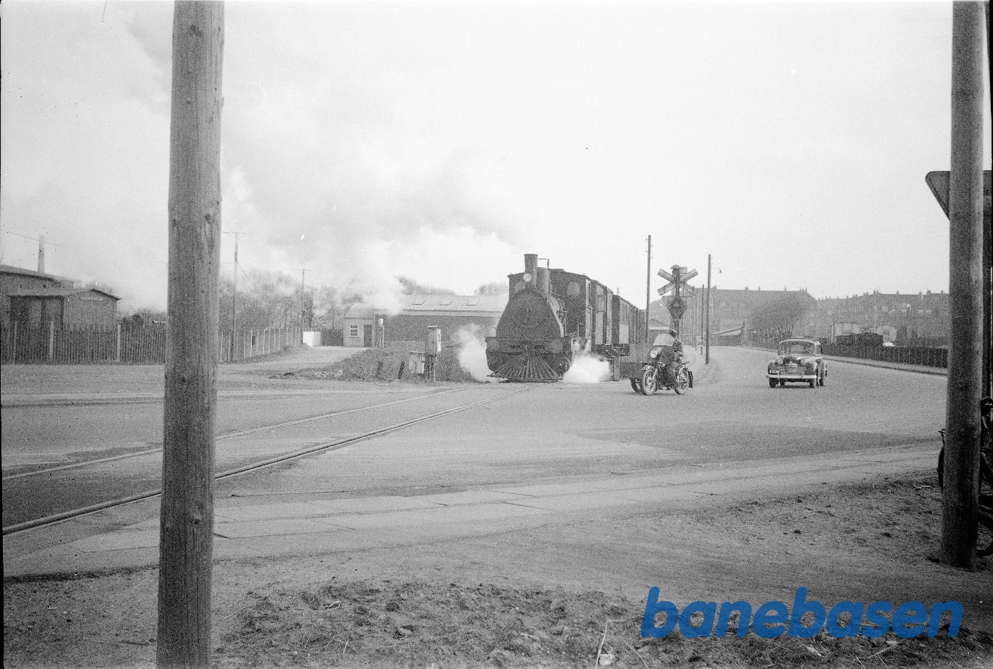 Udkørsel fra Hammelbanegården Udkørsel fra Hammelbanegården