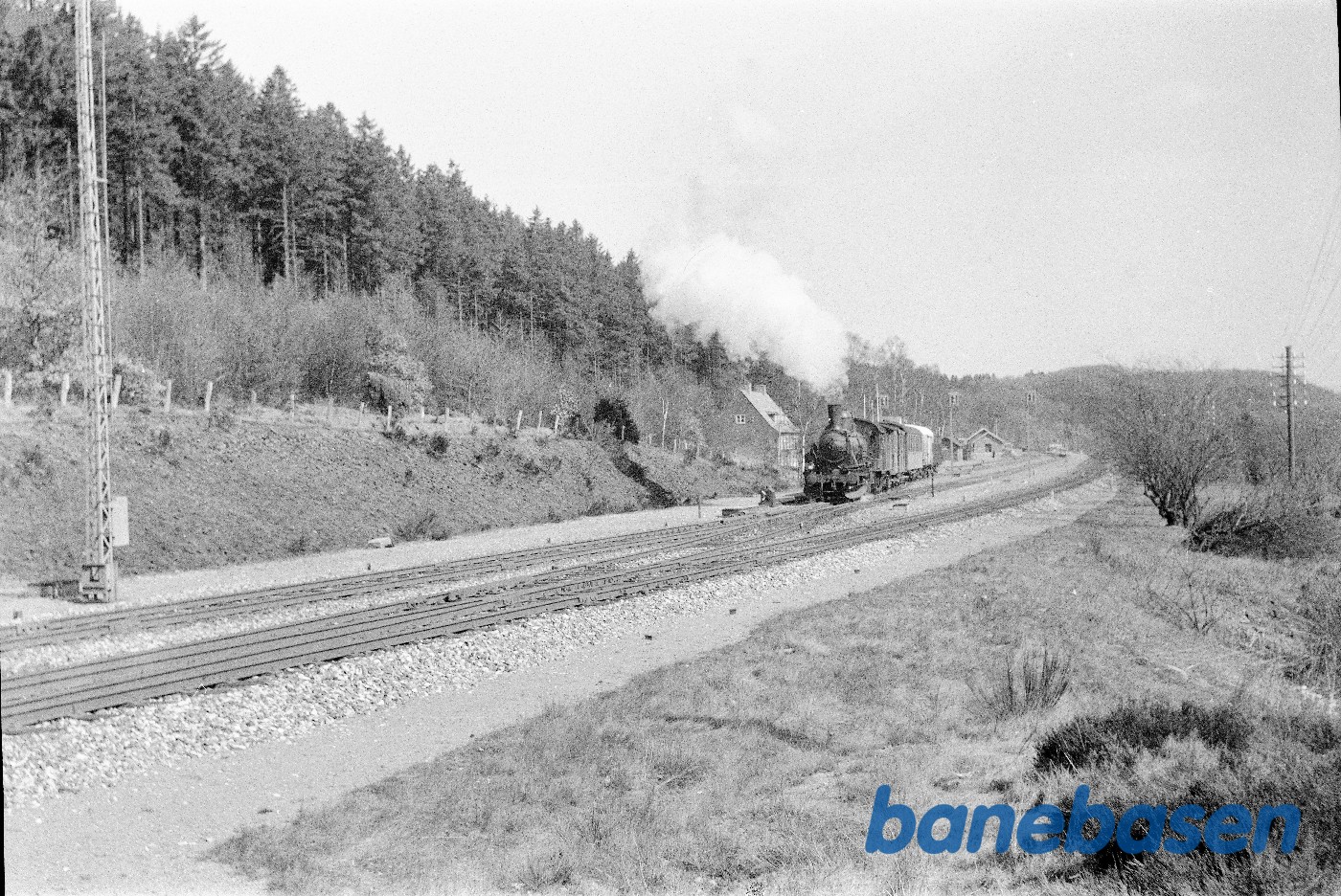 Udkørsel mod Cristianshede sommer 1956 Udkørsel mod Cristianshede sommer 1956
