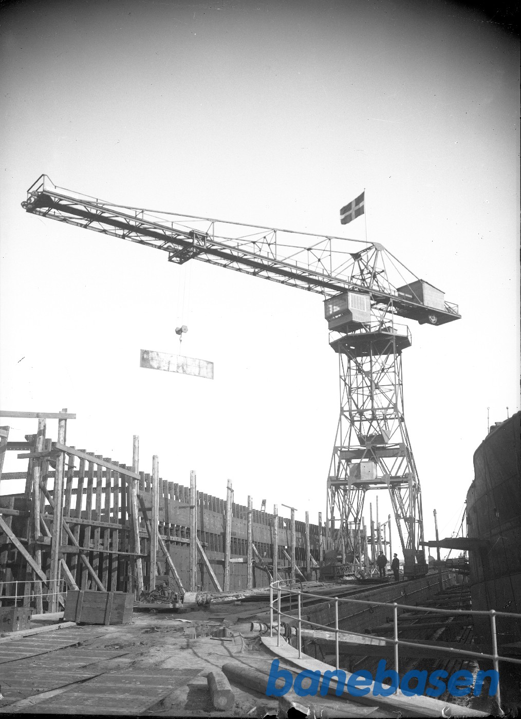 Værftskranen i Frederikshavns Flydedok Værftskranen i Frederikshavns Flydedok