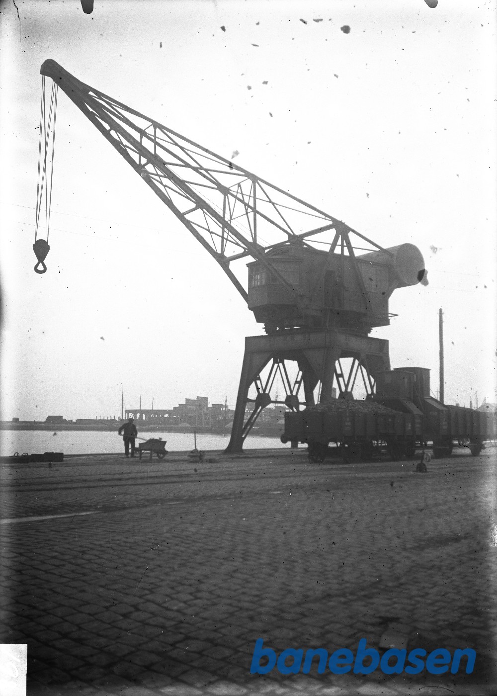 Værftskranen i Frederikshavns Flydedok Værftskranen i Frederikshavns Flydedok