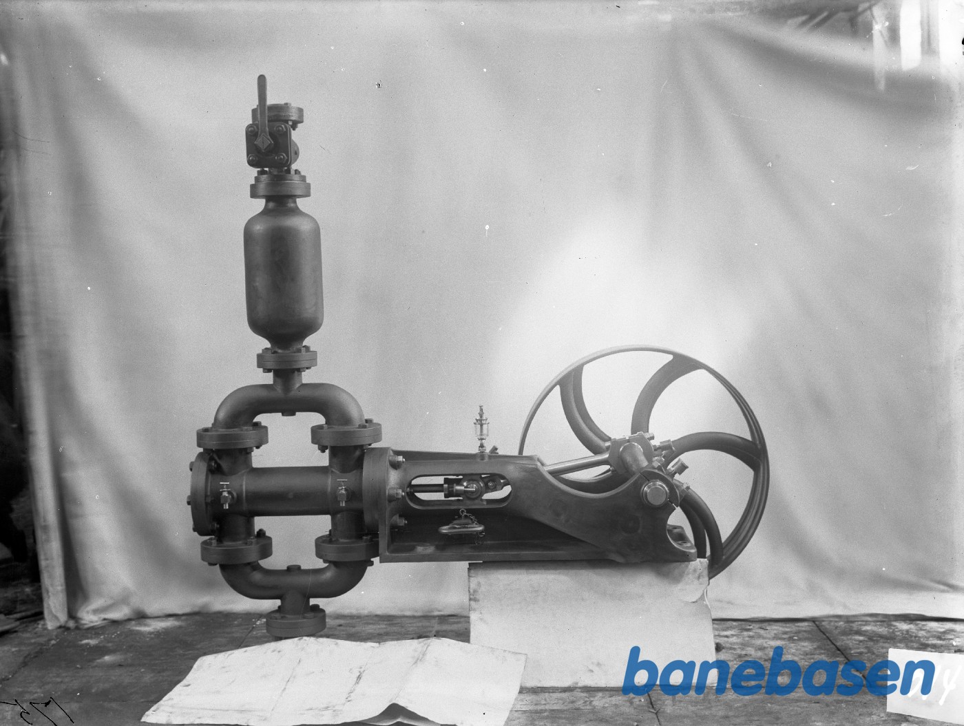 Fabriksbillede af dampmaskine til bryggeriet Ceres hos Frichs Fabriksbillede af dampmaskine til bryggeriet Ceres hos Frichs