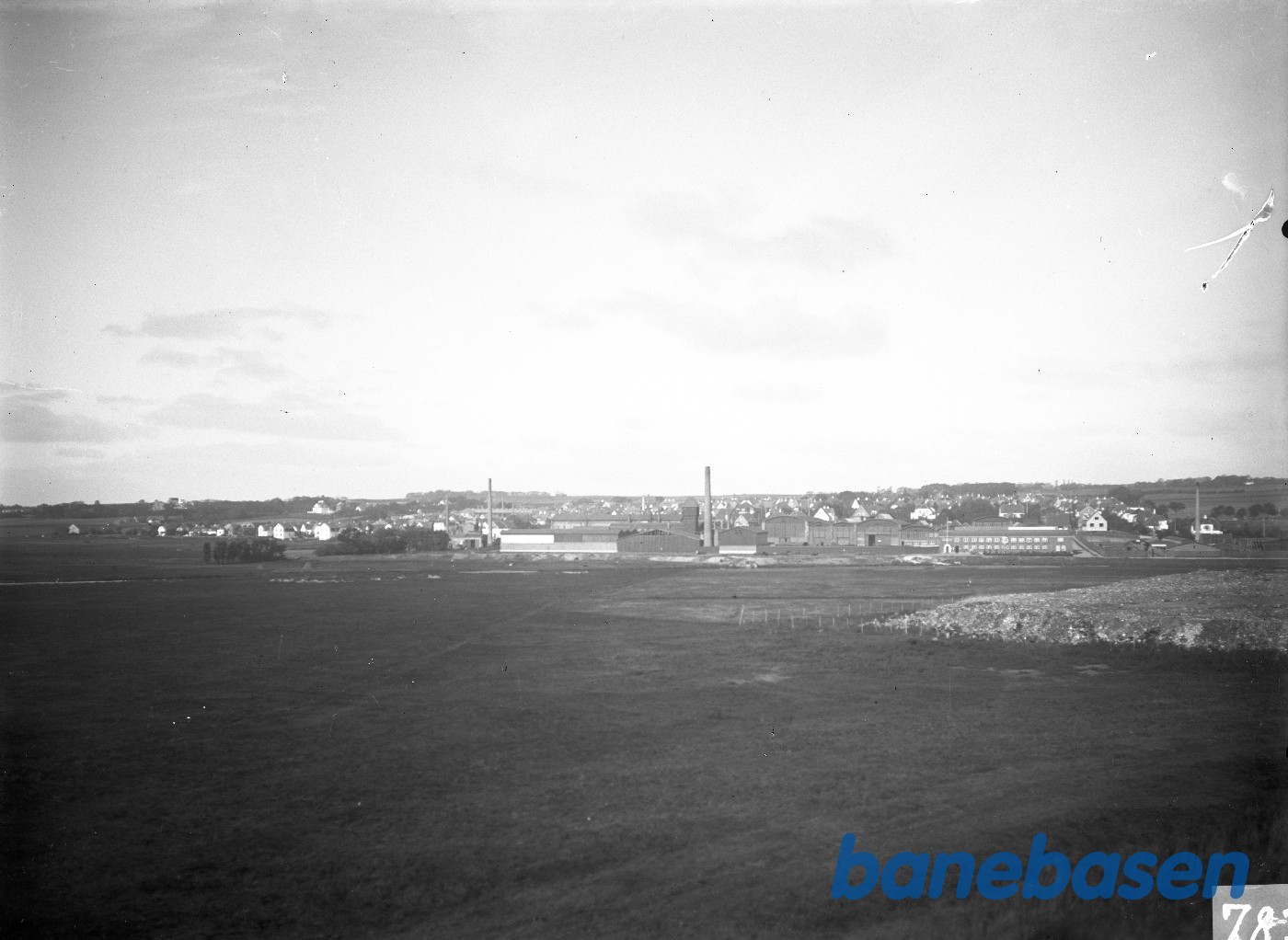 Udsigt over området ved fabrikken Udsigt over området ved fabrikken