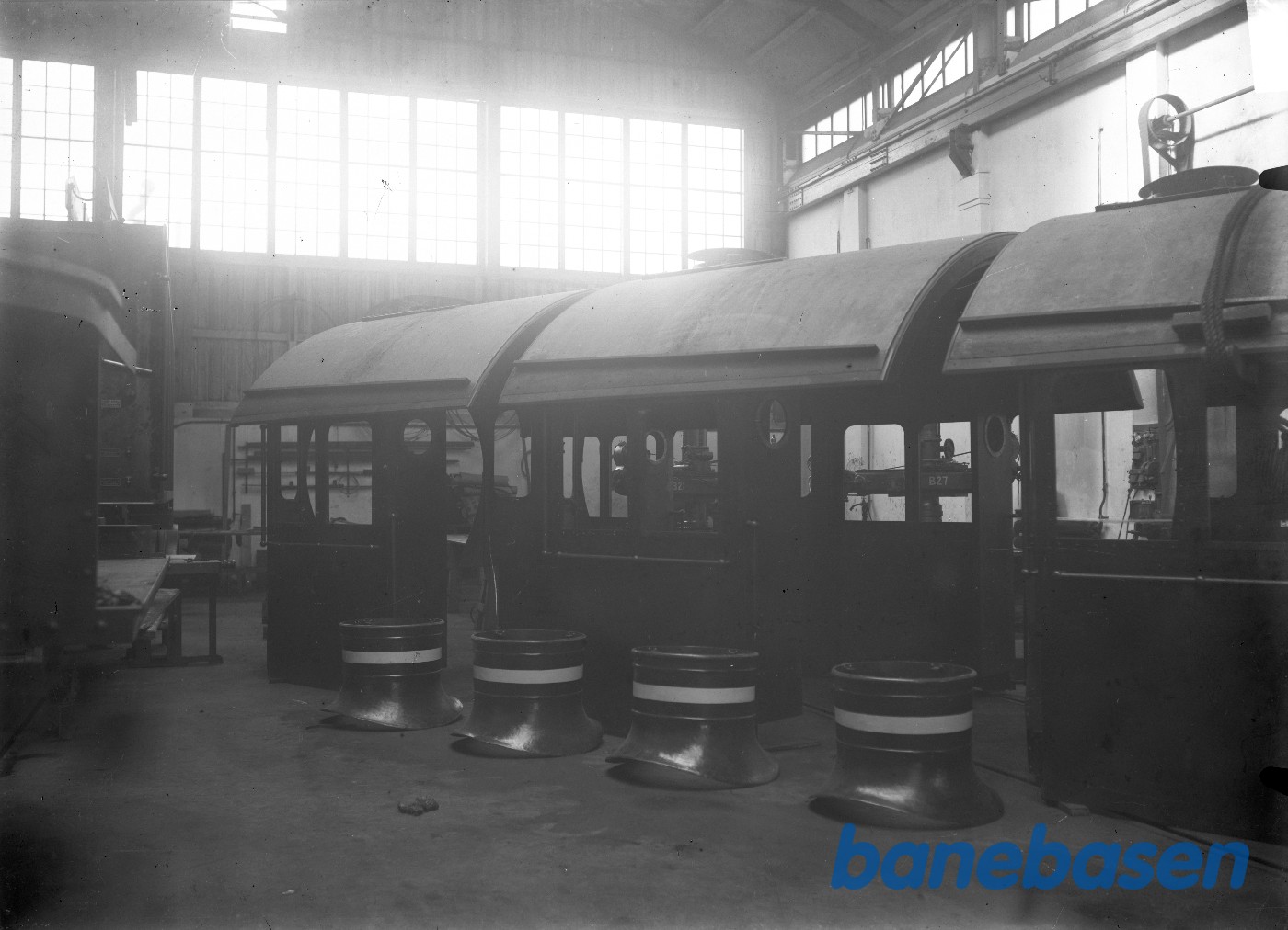 Førerhuse og skorstensbeklædninger til DSB litra R Førerhuse og skorstensbeklædninger til DSB litra R