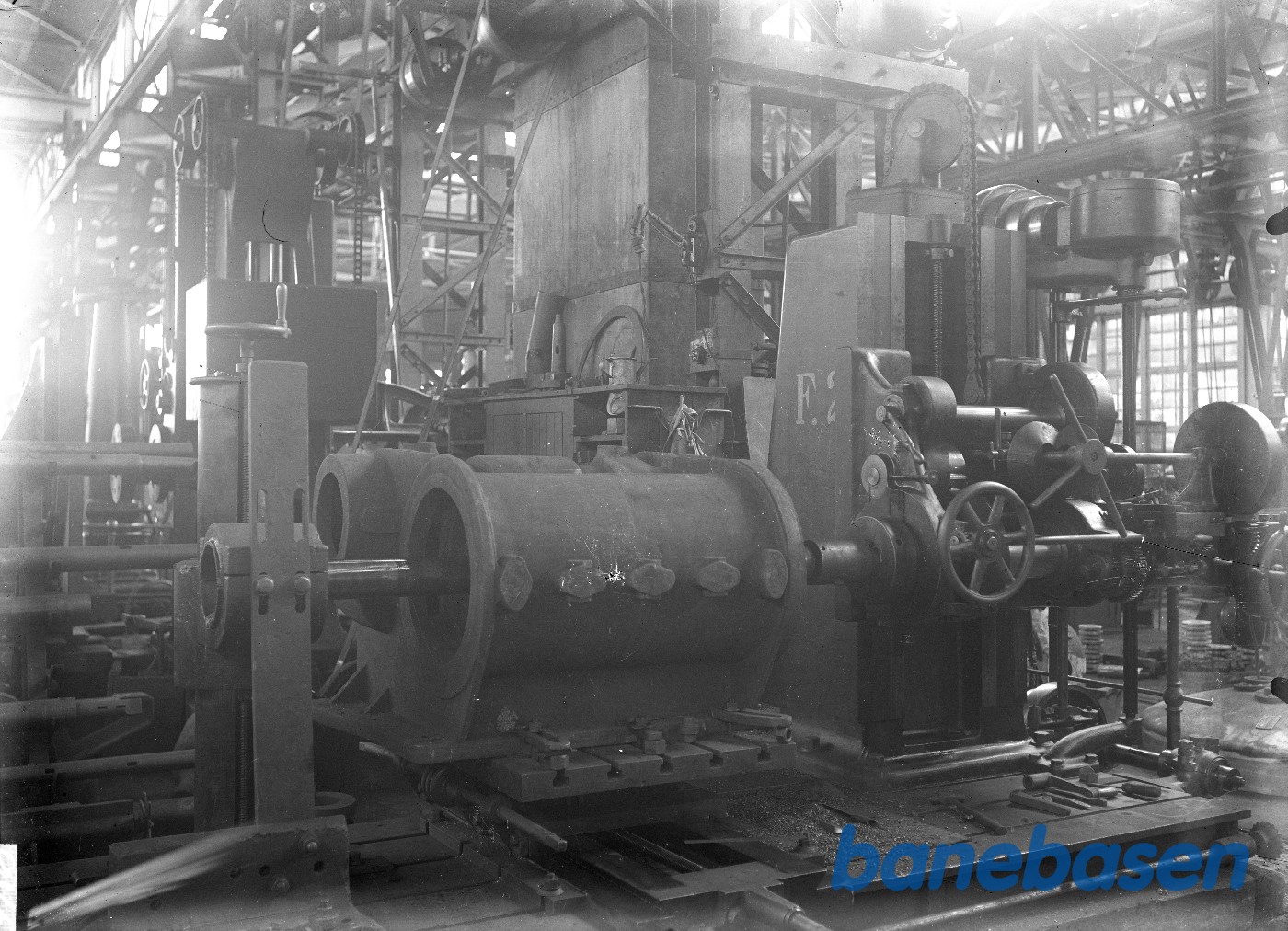 Udboring af cylinder til DSB litra R Udboring af cylinder til DSB litra R