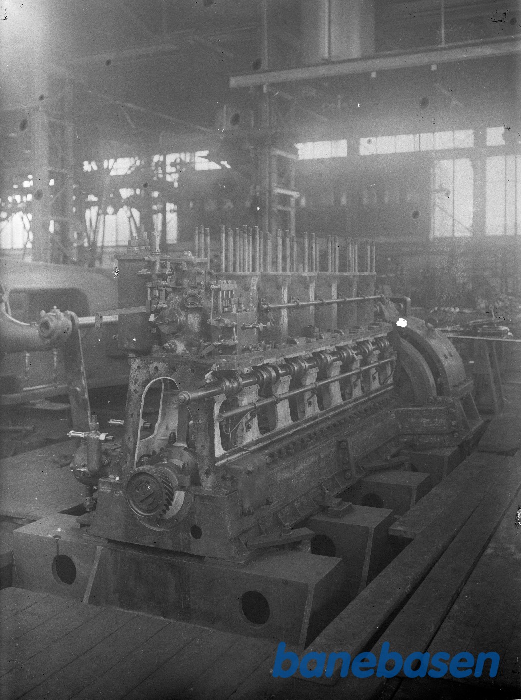 Dieselmaskine 635 C på prøveplan Dieselmaskine 635 C på prøveplan