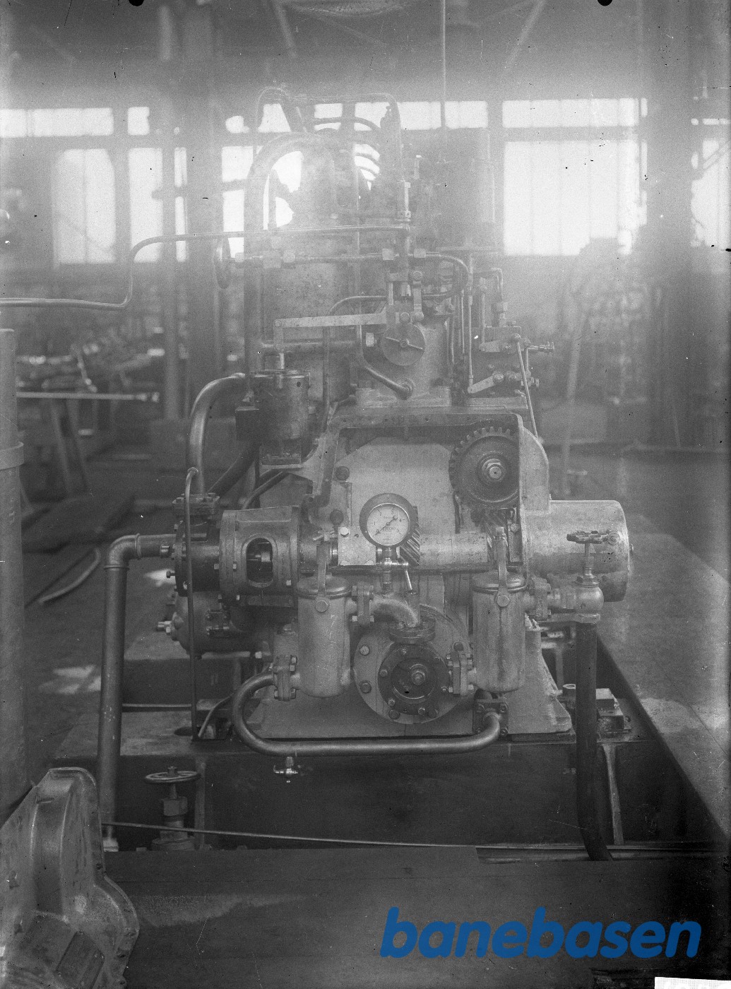 Dieselmaskine 635 C på prøveplan Dieselmaskine 635 C på prøveplan