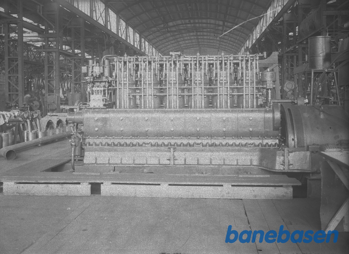 Dieselmaskine 635 C på prøveplan Dieselmaskine 635 C på prøveplan