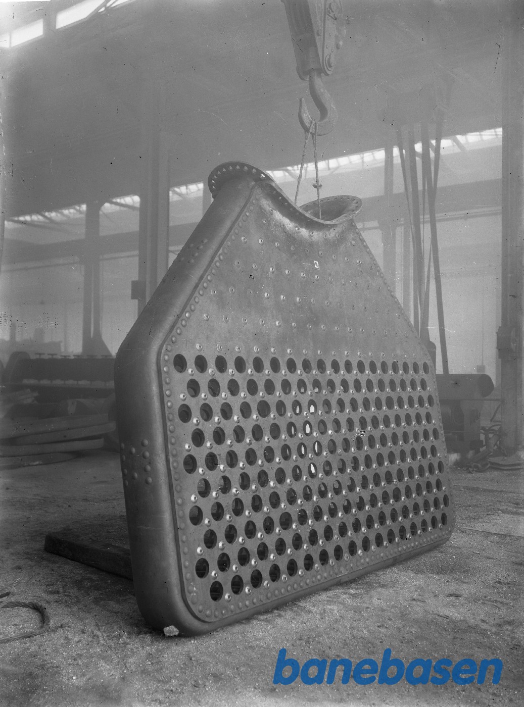 Forreste vandkammer for vandrørskedel Forreste vandkammer for vandrørskedel