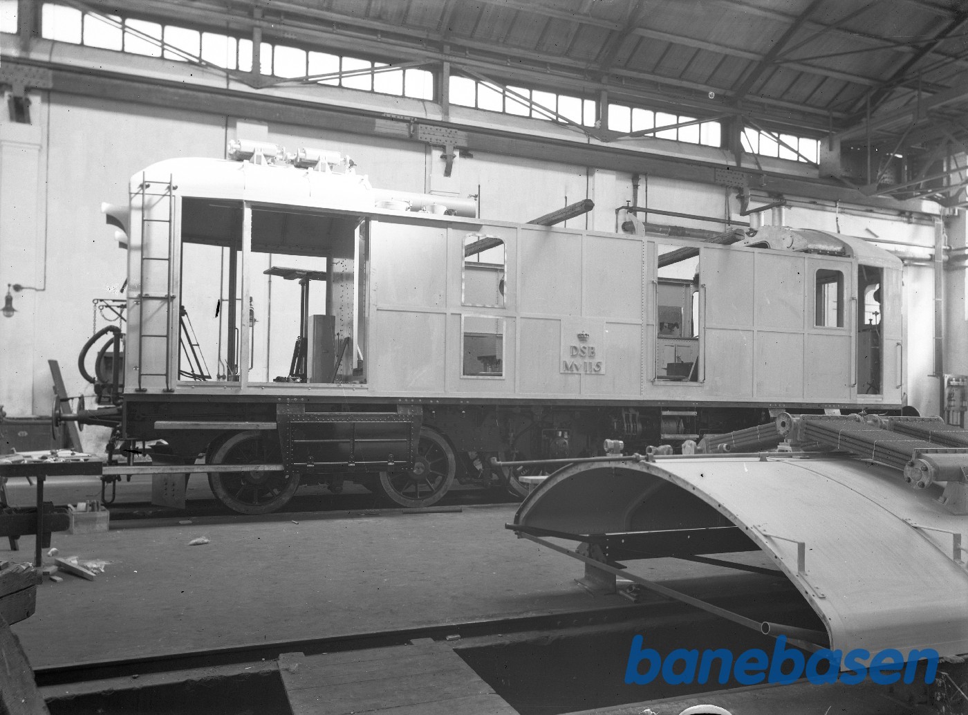 Bygning af MV 115 Bygning af MV 115