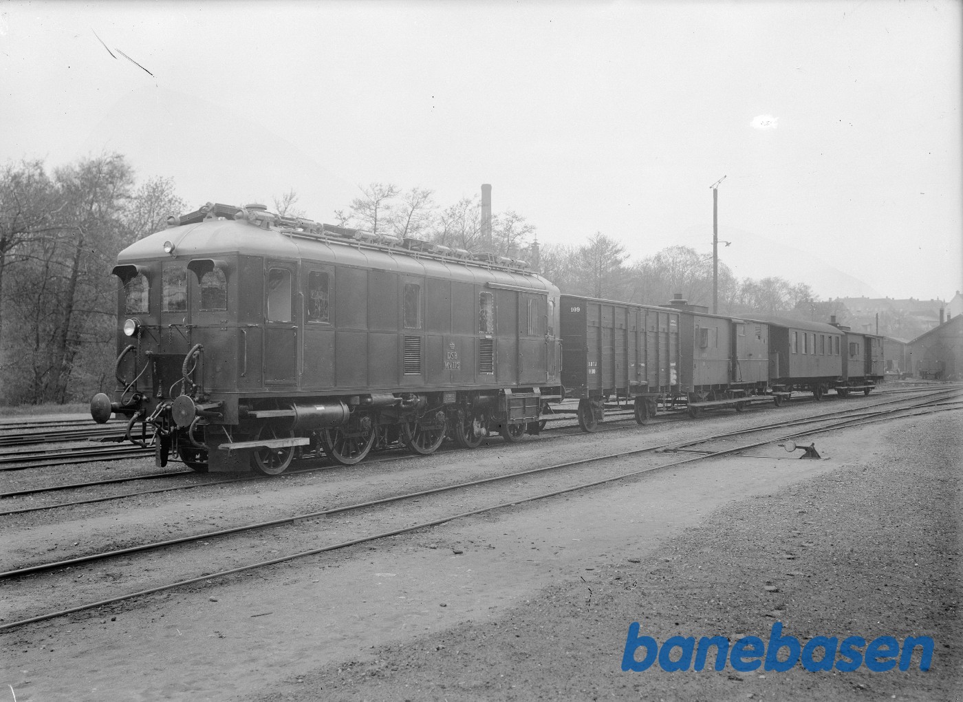 DSB MV 115 med prøvetog til Galten DSB MV 115 med prøvetog til Galten
