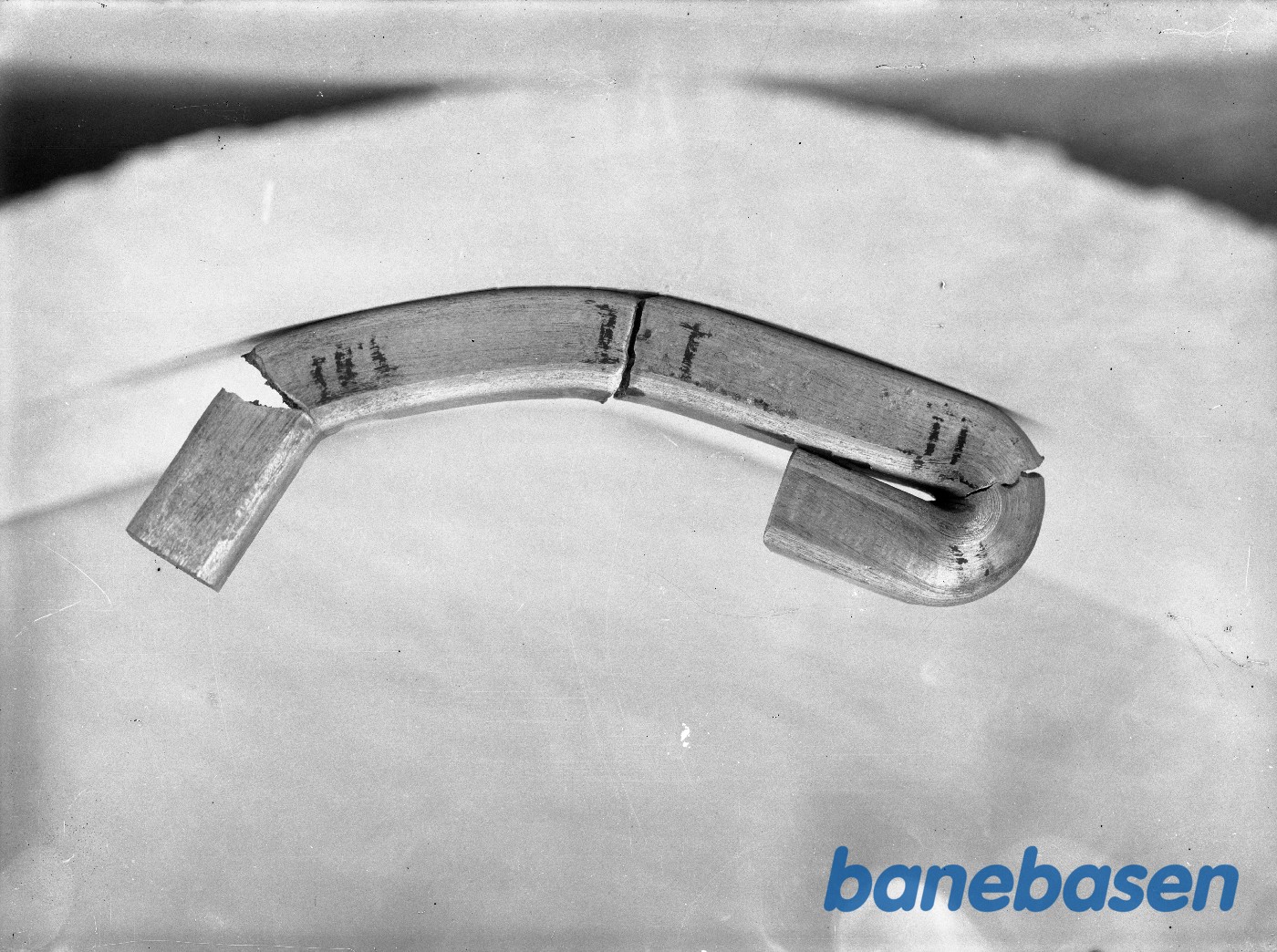 Firkantet prøvestang med 3 brud Firkantet prøvestang med 3 brud