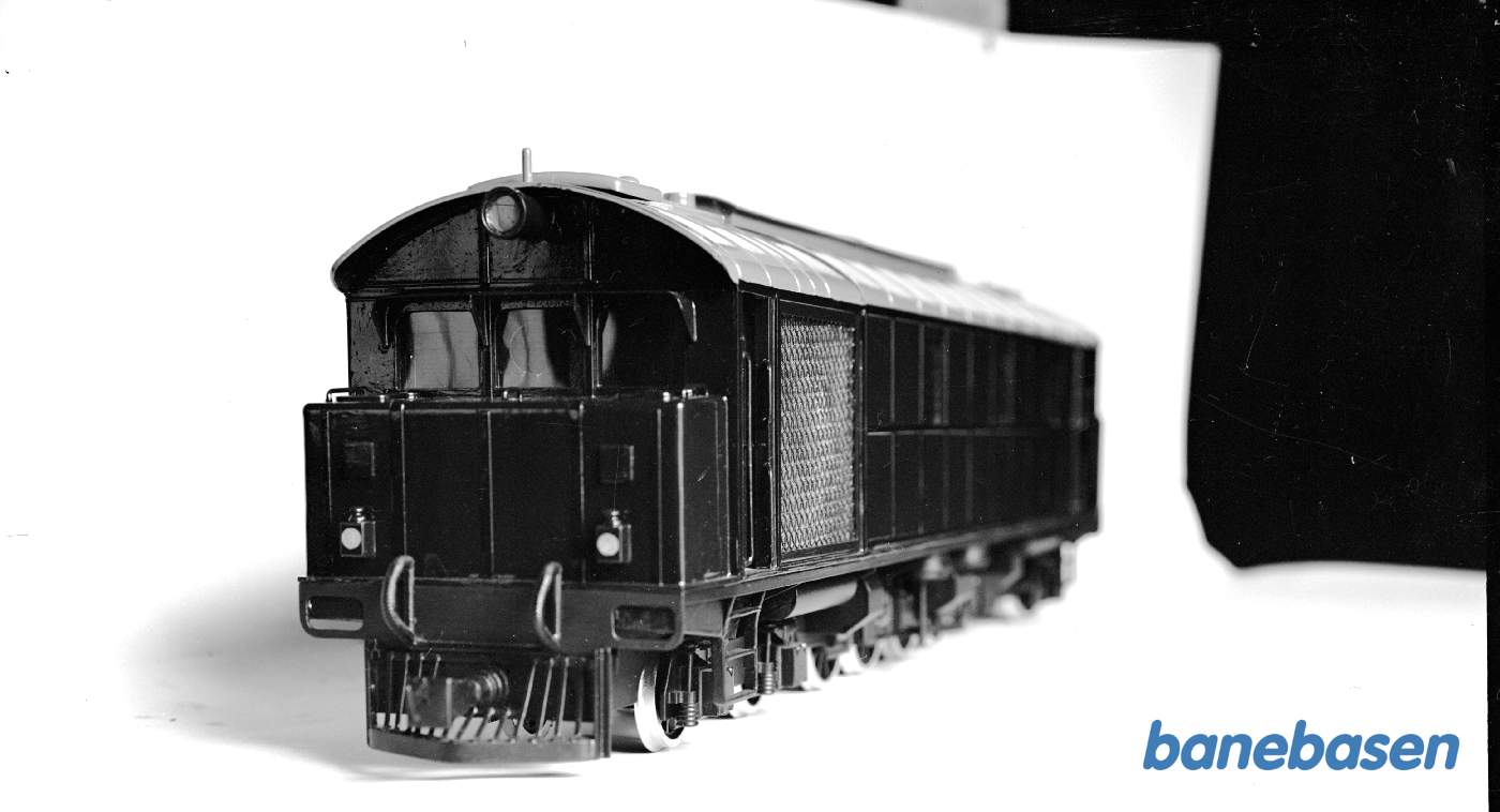 Model af et diesellokomotiv