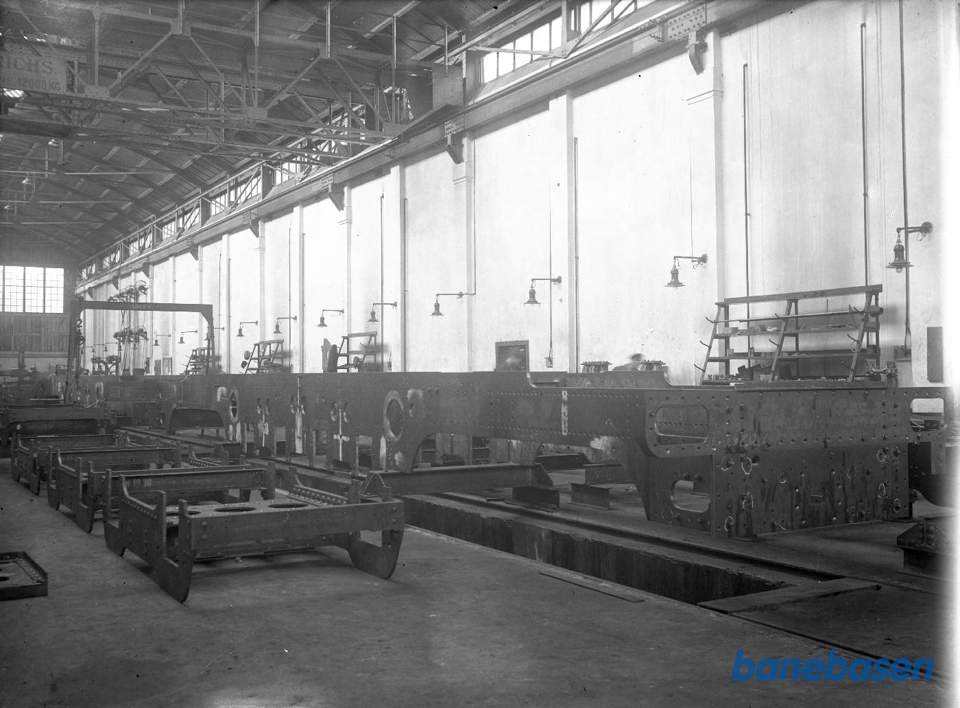 Ramme fra diesellokomotiv