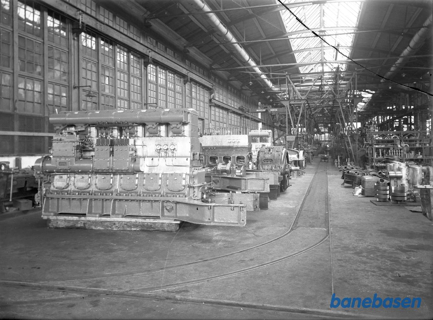 Montage af motorer i sidehal 1