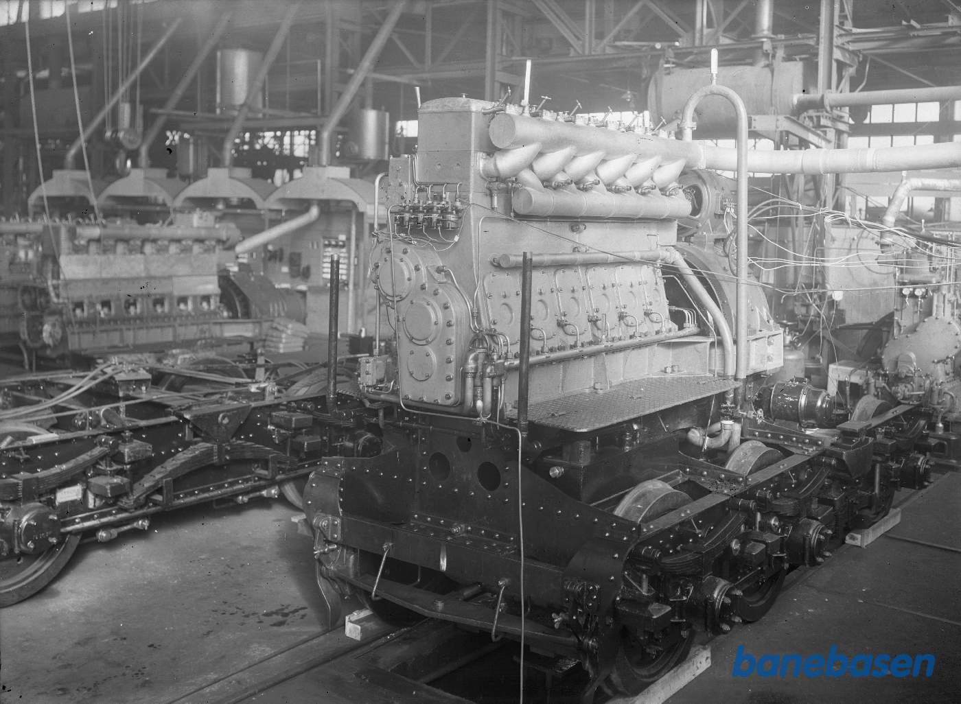 Montage af motorer i sidehal 1