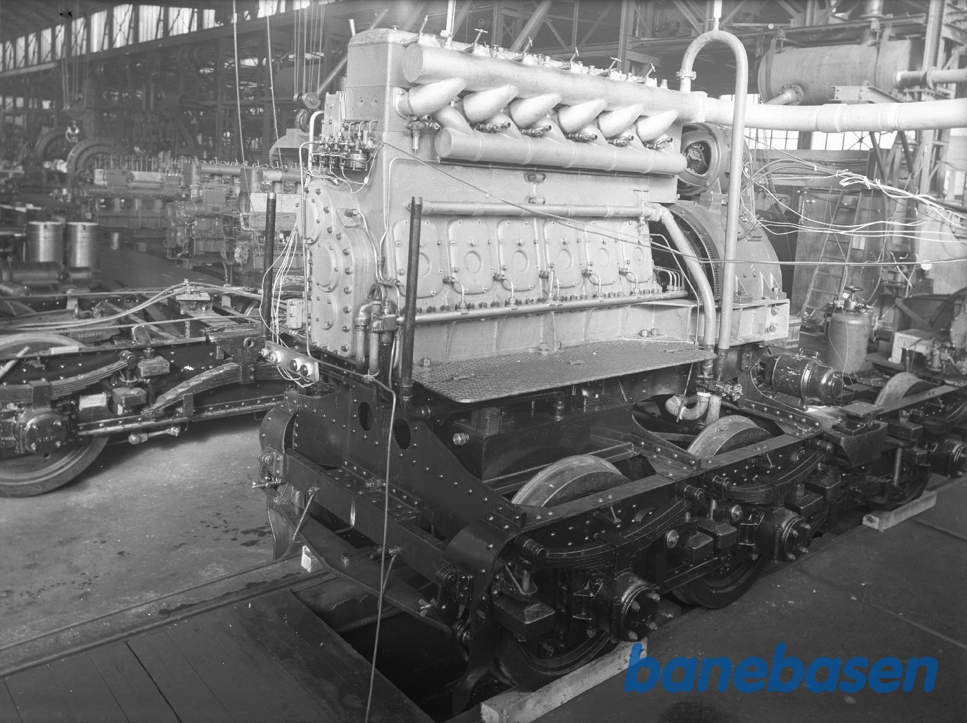 Truck med motor 619C på prøveplan Truck med motor 619C på prøveplan