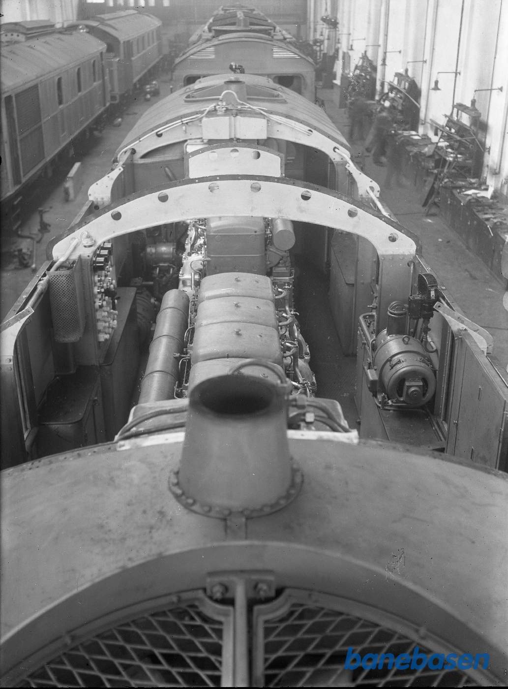 Kig ned i maskinrummet