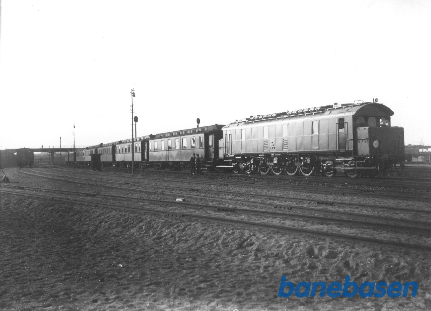 DSB MX 131 med prøvetog, Horsens DSB MX 131 med prøvetog, Horsens