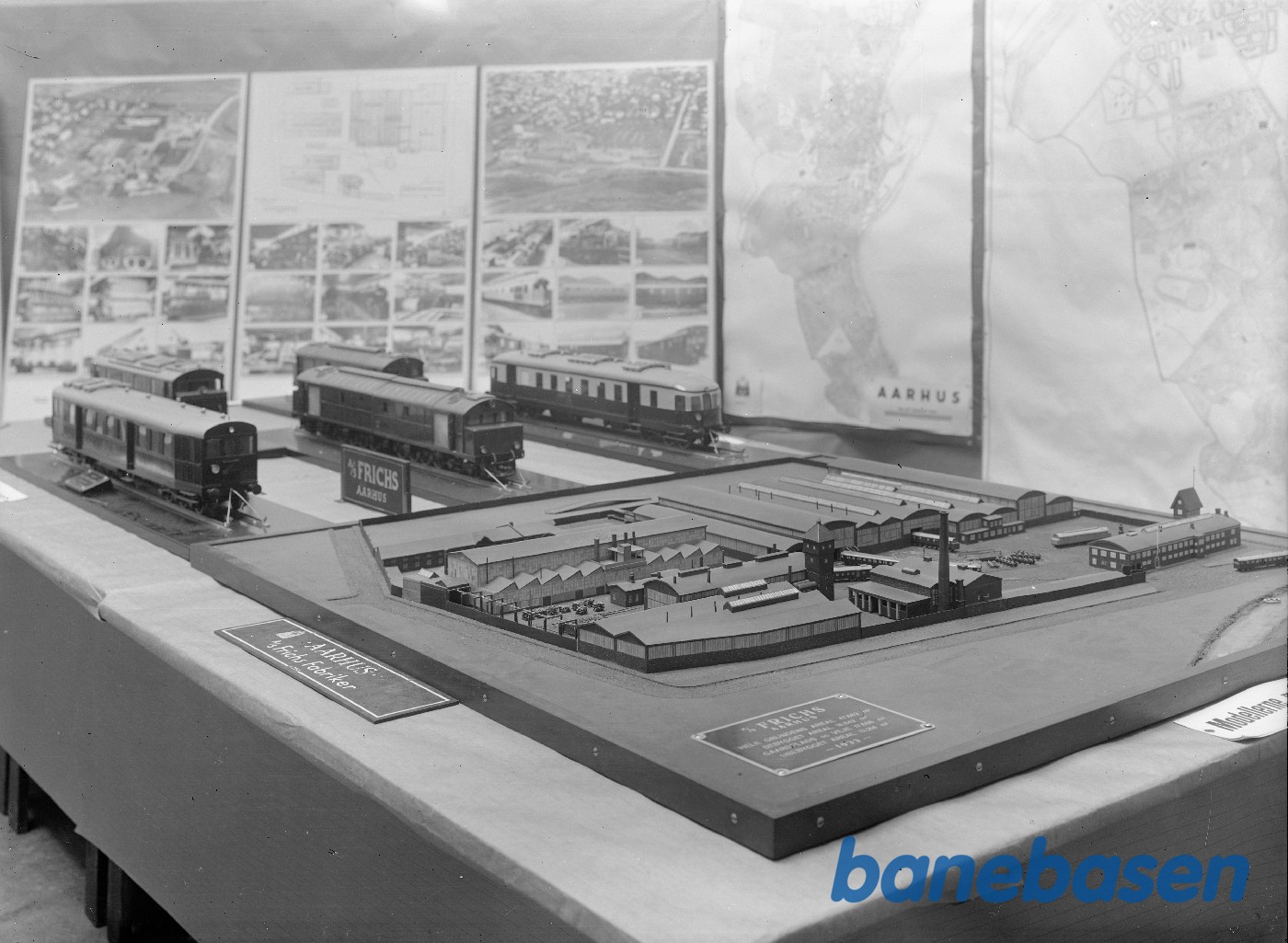 Model af Frichs fabrikken fra udstillingen Model af Frichs fabrikken fra udstillingen