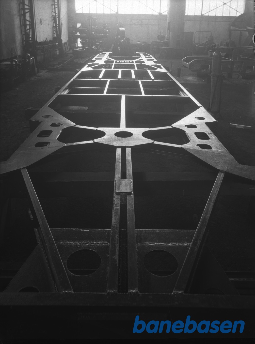 El svejst vognramme for dieselmotorvogn El svejst vognramme for dieselmotorvogn