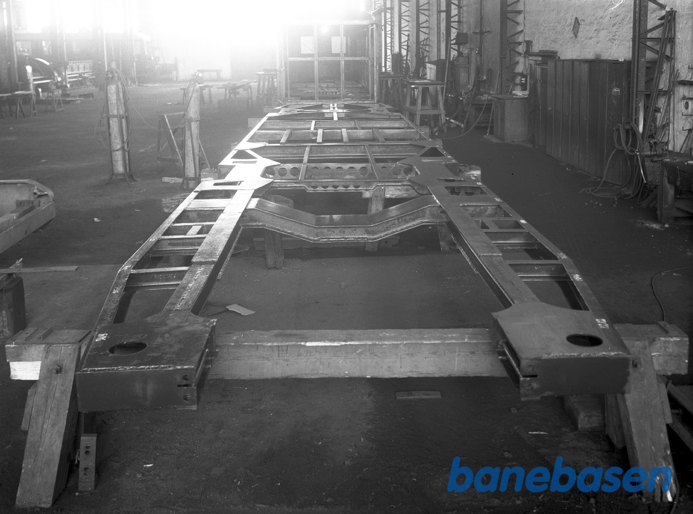 El svejst vognramme for dieselmotorvogn El svejst vognramme for dieselmotorvogn