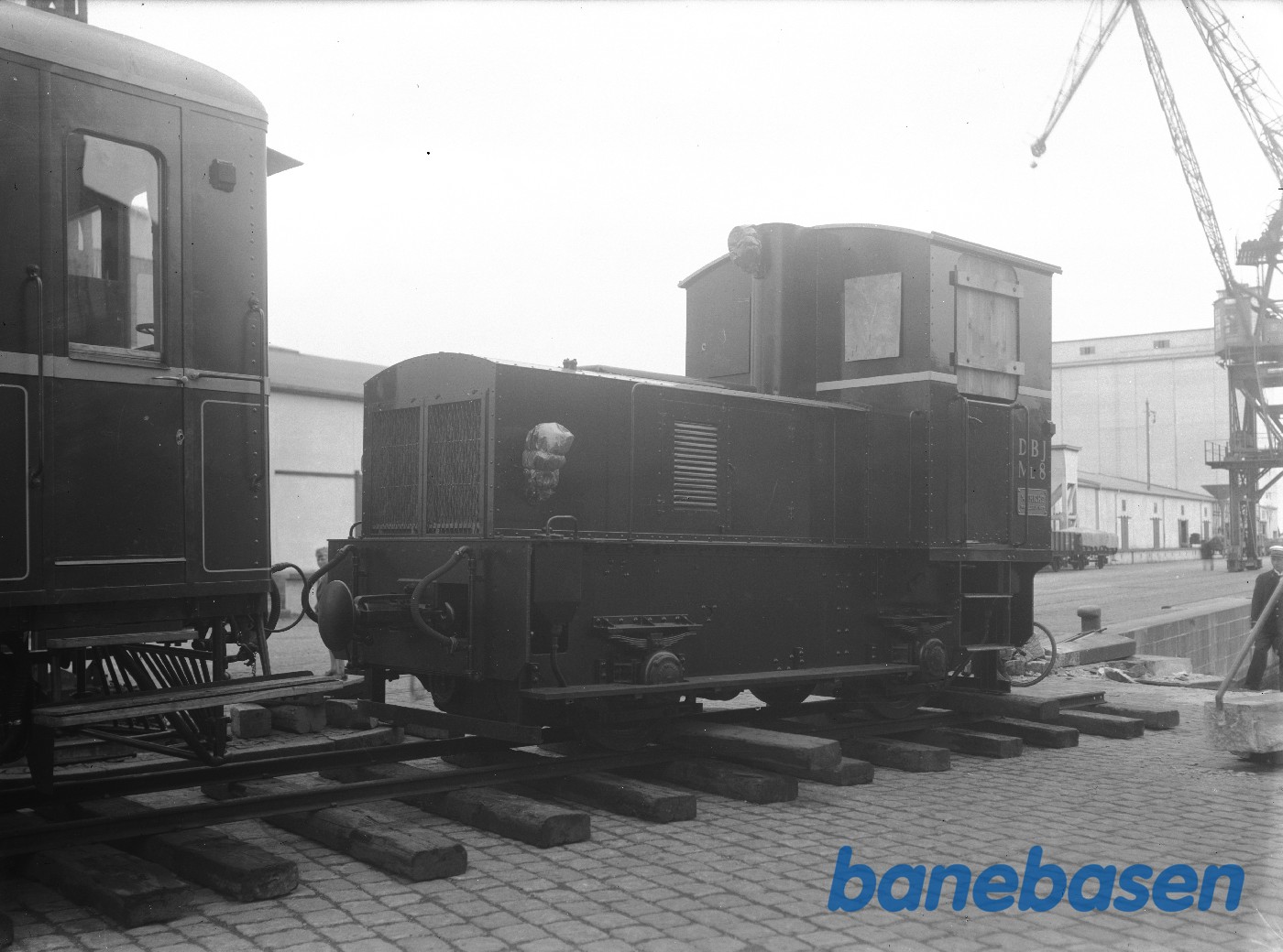 Traktor ML 8 til indskibning på Aarhus havn Traktor ML 8 til indskibning på Aarhus havn