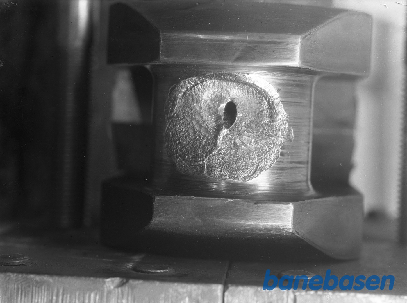 Defekt krumtap med skaller Defekt krumtap med skaller