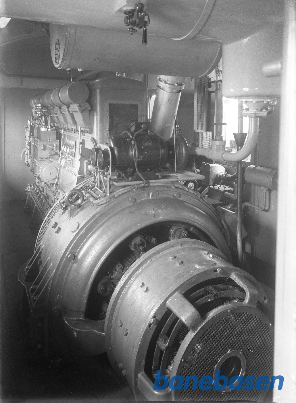 Interiør af motorrum Interiør af motorrum