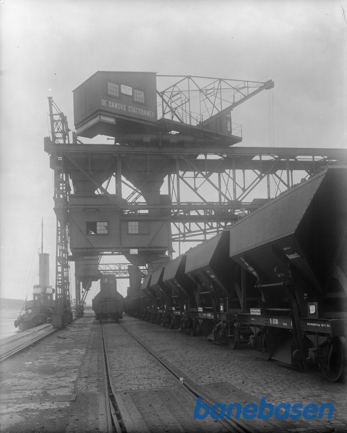 DSB Kulkran i Aarhus havn. Drejekran DSB Kulkran i Aarhus havn. Drejekran