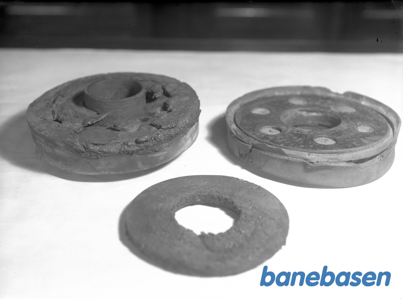 Defekte gummiskiver til dieselmotor Defekte gummiskiver til dieselmotor