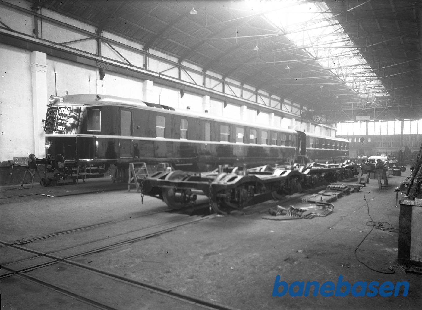 Interiør i Værkstedet med MB Interiør i Værkstedet med MB