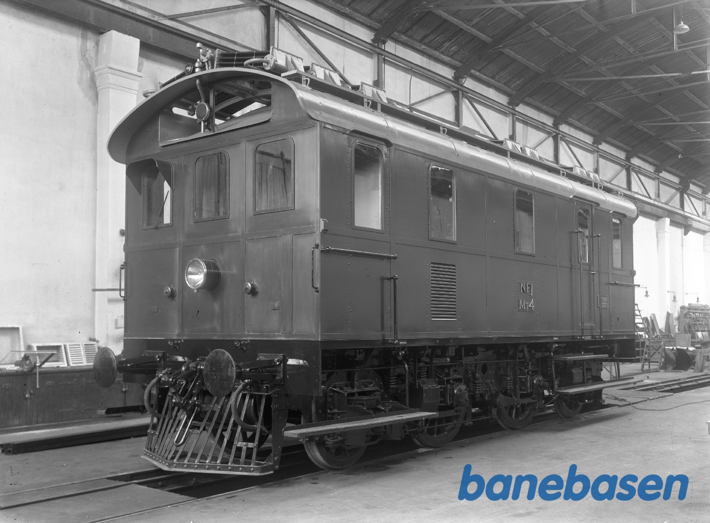 NFJ MT 4 i lokoværkstedet NFJ MT 4 i lokoværkstedet