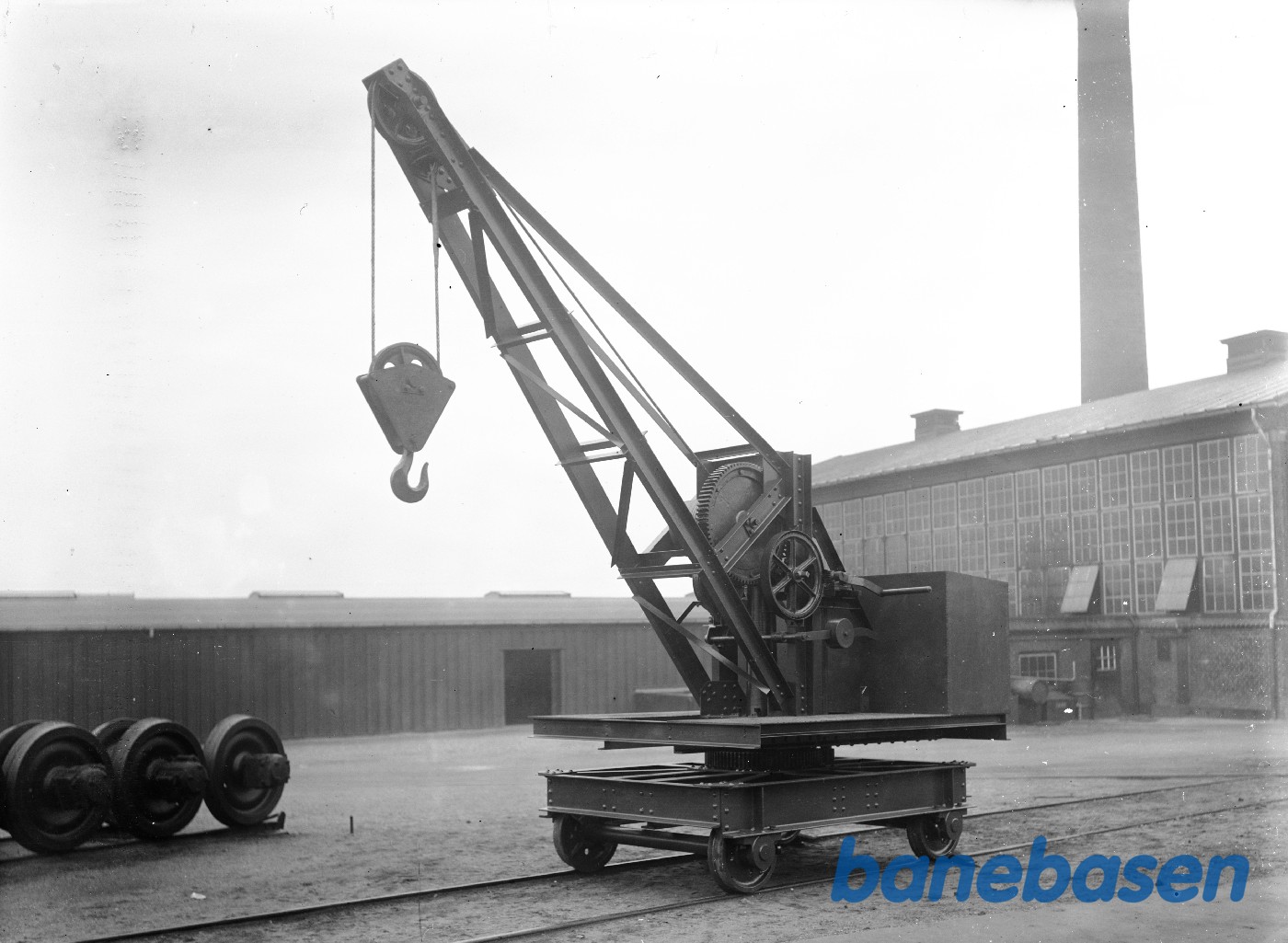 5000 kg svingkran. Benyttet ved anlæg af Hanstholm havn 5000 kg svingkran. Benyttet ved anlæg af Hanstholm havn
