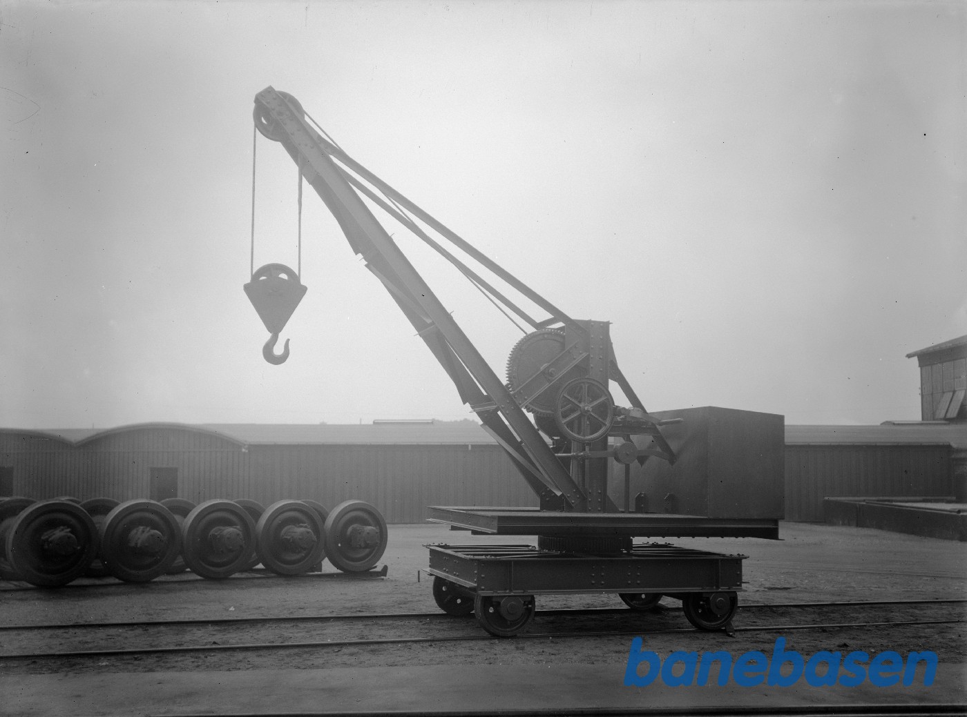 5000 kg svingkran. Benyttet ved anlæg af Hanstholm havn 5000 kg svingkran. Benyttet ved anlæg af Hanstholm havn