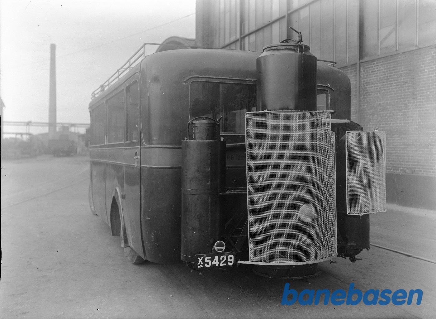 Gasgenerator til Rutebil. Hammelbanen Gasgenerator til Rutebil. Hammelbanen