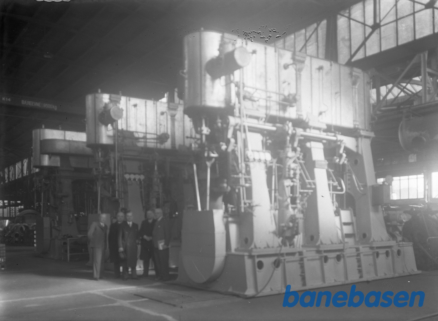 3 stk 1600 HK skibsdampmaskine for Holger Danske med personale 3 stk 1600 HK skibsdampmaskine for Holger Danske med personale