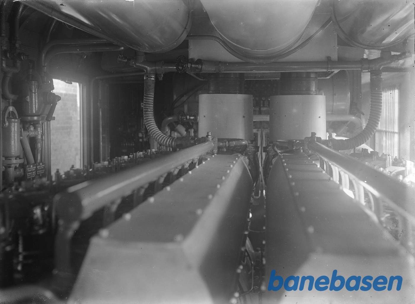 Interiør fra motorrum Interiør fra motorrum
